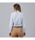 Camisa Mujer Fil A Fil Cocinero Angelica 240022 Garys Parte Trasera Celeste