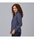 Camisa Mujer Cuadros Caterina 240025 Garys Lateral Marino