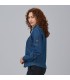 Camisa Mujer Tejano Fino Lavado Valeria 240100 Garys Lateral Marino