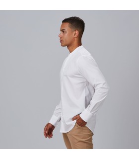 Camisa Hombre Slim Fit Loris 260011 Garys Lateral Blanco