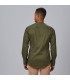 Camisa Hombre Slim Fit Loris 260011 Garys Parte Trasera Verde Caqui