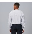 Camisa Hombre Slim Fit Fil A Fil Riccardo 260012 Garys Parte Trasera Blanco