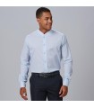 Camisa Hombre Slim Fit Fil A Fil Riccardo 260012 Garys Frente Celeste