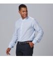 Camisa Hombre Slim Fit Fil A Fil Riccardo 260012 Garys Lateral Celeste