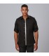 Camisa Unisex Manga Roll Up Michele 260014 Garys Frente Negro