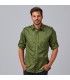 Camisa Unisex Manga Roll Up Michele 260014 Garys Frente Verde Caqui