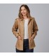 Camisa Unisex Manga Roll Up Michele 260014 Garys Frente Camel