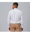 Camisa Hombre Slim Fit Fil A Fil Cocinero Marcello 260015 Garys Parte Trasera Blanco
