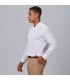Camisa Hombre Slim Fit Fil A Fil Cocinero Marcello 260015 Garys Lateral Blanco
