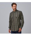 Camisa Hombre Slim Fit Augusto 260032 Garys Frente Verde Caqui