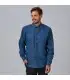 Camisa Hombre Tejano Fino Lavado Slim Fit Mattia 260800 Garys Frente Marino