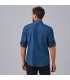 Camisa Hombre Tejano Fino Lavado Slim Fit Mattia 260800 Garys Parte Trasera Marino