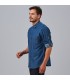 Camisa Hombre Tejano Fino Lavado Slim Fit Mattia 260800 Garys Lateral Marino