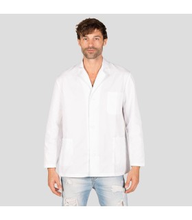 Bata Hombre Sahariana ML Sarga Colores 585000 Garys Frente Blanco