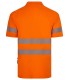 Polo de alta visibilidad de poliéster reciclado con cinta segmentada 305532. Velilla4