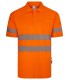 Polo de alta visibilidad de poliéster reciclado con cinta segmentada 305532. Velilla3