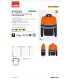Polo de trabajo alta visibilidad de cintas segmentadas y poliéster reciclado 305535 Velilla9