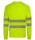 Polo de trabajo alta visibilidad con cinta segmentada e interior de algodón 305618 Velilla2