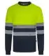 Camiseta de trabajo alta visibilidad de cintas segmentadas e interior de algodón 305619 Velilla1
