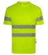 Camiseta de alta visibilidad de poliéster reciclado con cinta segmentada 305632. Velilla3