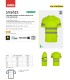 Camiseta de alta visibilidad de poliéster reciclado con cinta segmentada 305632. Velilla5