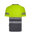 Camiseta dealta visibilidad de cintas segmentadas y poliéster reciclado 305633 Velilla6