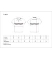 Polo bicolor de alta visibilidad C3855. Workteam7