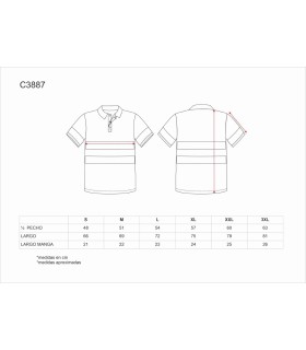 Polo reflectante de alta visibilidad certificado C3887. Workteam3