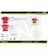 Camiseta alta visibilidad con cinta reflectante segmentada e interior algodón C3987. Workteam3