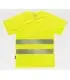 Camiseta alta visibilidad con cinta reflectante segmentada C3970. Workteam2