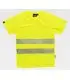 Camiseta alta visibilidad con cinta reflectante segmentada C3970. Workteam1