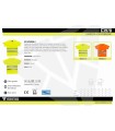 Camiseta alta visibilidad con cinta reflectante segmentada C3970. Workteam5