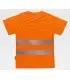 Camiseta alta visibilidad con cinta reflectante segmentada C3970. Workteam4