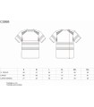 Camiseta alta visibilidad con cinta reflectante segmentada e interior algodón C3995. Workteam5
