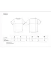 Camiseta bicolor de manga corta de alta visibilidad C6020.  Workteam5