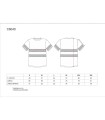 Camiseta bicolor de alta visibilidad con cinta segmentada C6040. Workteam5