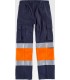 Pantalón bicolor de alta visibilidad de algodón C4019. Workteam3