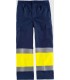 Pantalón de alta visibilidad con interior de forro polar C4028. Workteam1
