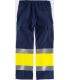 Pantalón de alta visibilidad con interior de forro polar C4028. Workteam2
