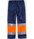 Pantalón de alta visibilidad con interior de forro polar C4028. Workteam4