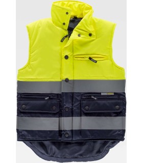 Chaleco acolchado de alta visibilidad S4035. Workteam3