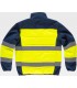 Chaqueta Workshell acolchada de alta visibilidad S9600. Workteam2