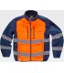 Chaqueta Workshell acolchada de visibilidad realzada S9605. Workteam1