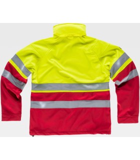 Chaqueta con tejido Workshell de Alta Visibilidad S9525. Workteam6