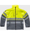 Chaqueta con tejido Workshell de Alta Visibilidad S9525. Workteam10