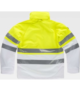 Chaqueta con tejido Workshell de Alta Visibilidad S9525. Workteam18