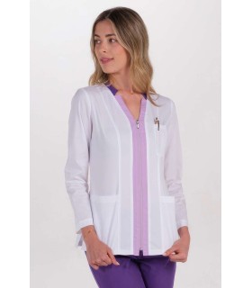 Chaqueta Mujer Elástica Cuello Cremallero 8031896 Dyneke Frente