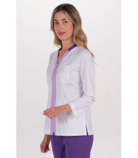 Chaqueta Mujer Elástica Cuello Cremallero 8031896 Dyneke Lateral