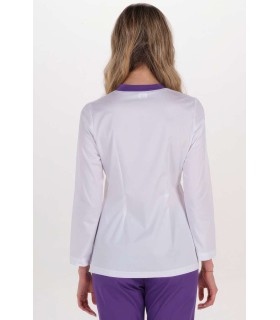 Chaqueta Mujer Elástica Cuello Cremallero 8031896 Dyneke Parte Trasera