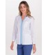 Chaqueta Mujer Elástica Cuello Cremallero Azul 8031907 Dyneke Lateral